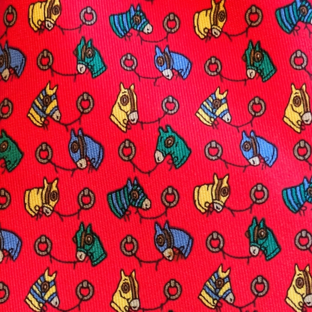 Hermes silk tie